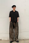 AVIVA JIFEI XUE Waxed Parachute Pants SS23-WPP-MTBR